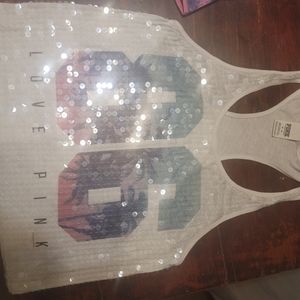 Pink by VS racerback Tshirt size medium